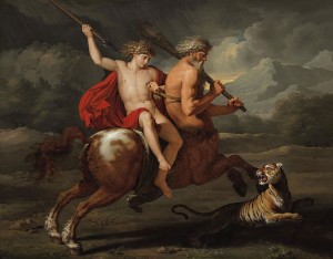 Bénigne Gagneraux « La chasse d’Achille et Chiron »