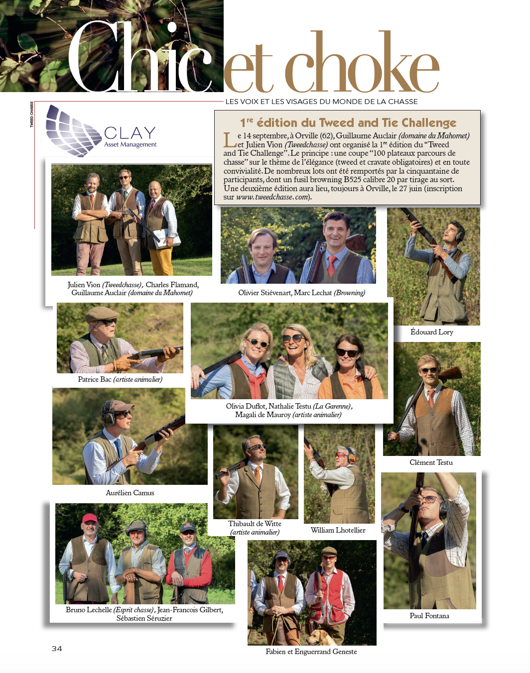 1ere édition du Tweed and Tie Challenge