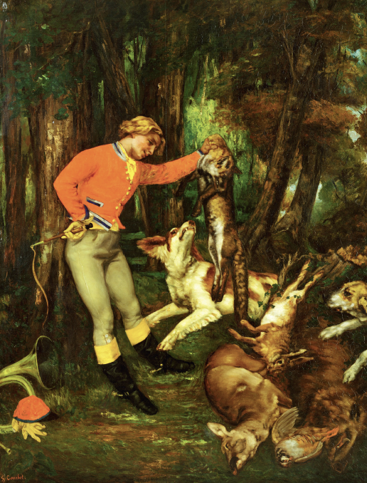 Gustave Courbet « Retour de chasse »