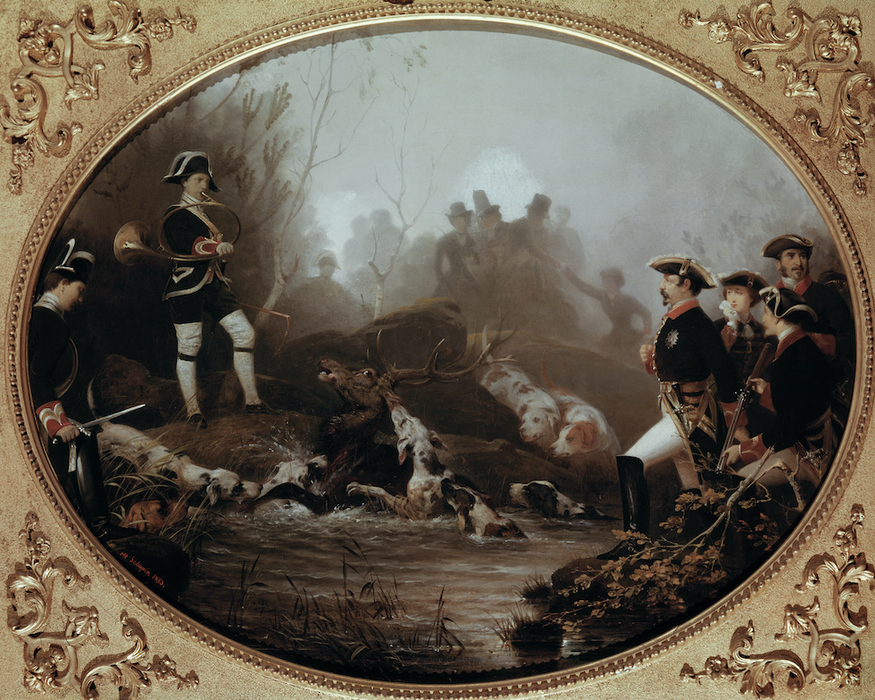 Henri-Frédéric Schopin (1804-1880) : Chasse impériale de Napoléon III