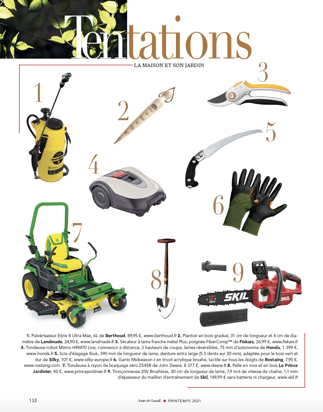 Tentations, La maison et son jardin