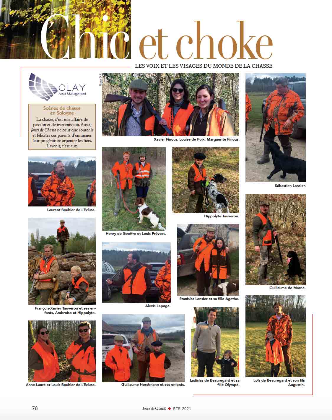 Scènes de chasse en Sologne