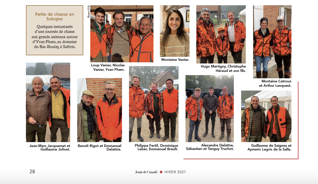 Partie de chasse en Sologne