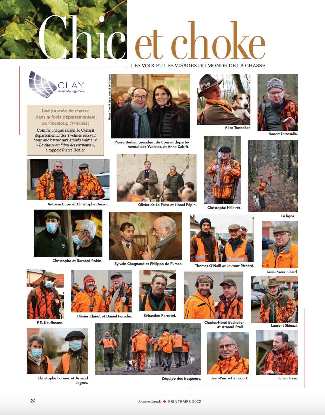 Une journée de chasse dans la forêt départementale de Pinceloup (Yvelines)