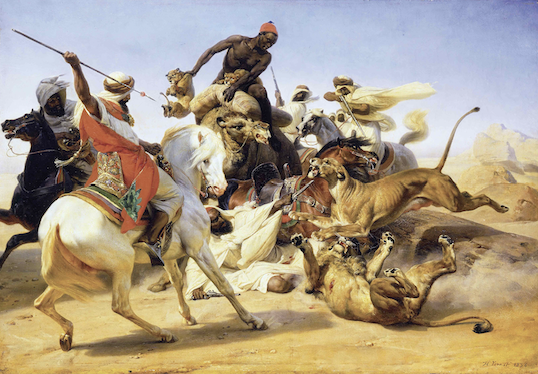 La Chasse au lion d&rsquo;Horace Vernet (1836)