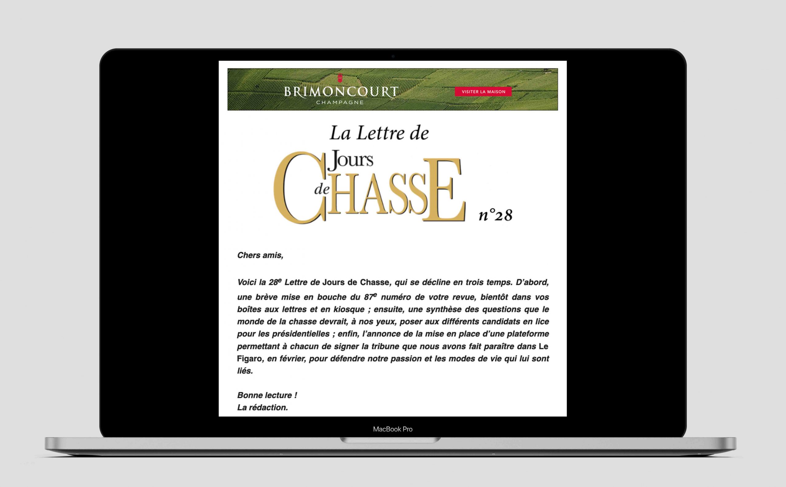 La Lettre de Jours de Chasse n°28