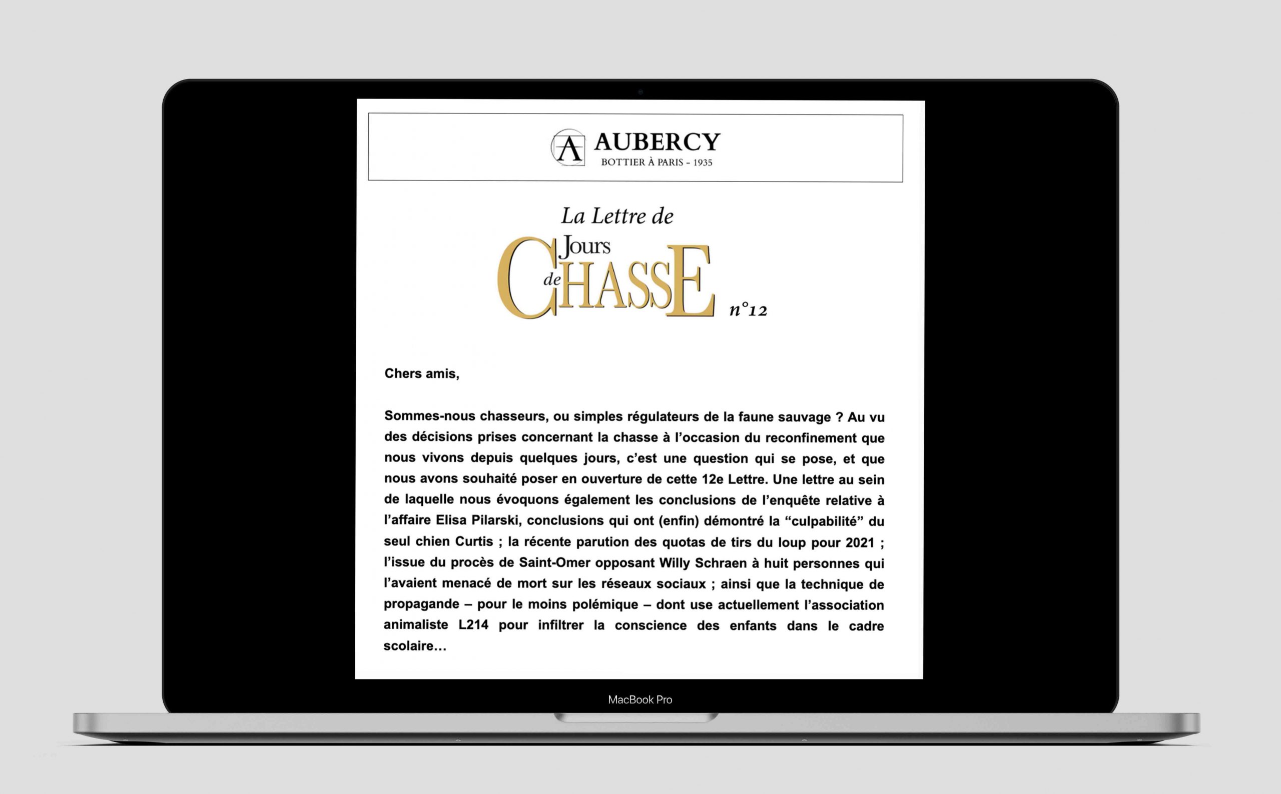 La Lettre de Jours de Chasse n°12