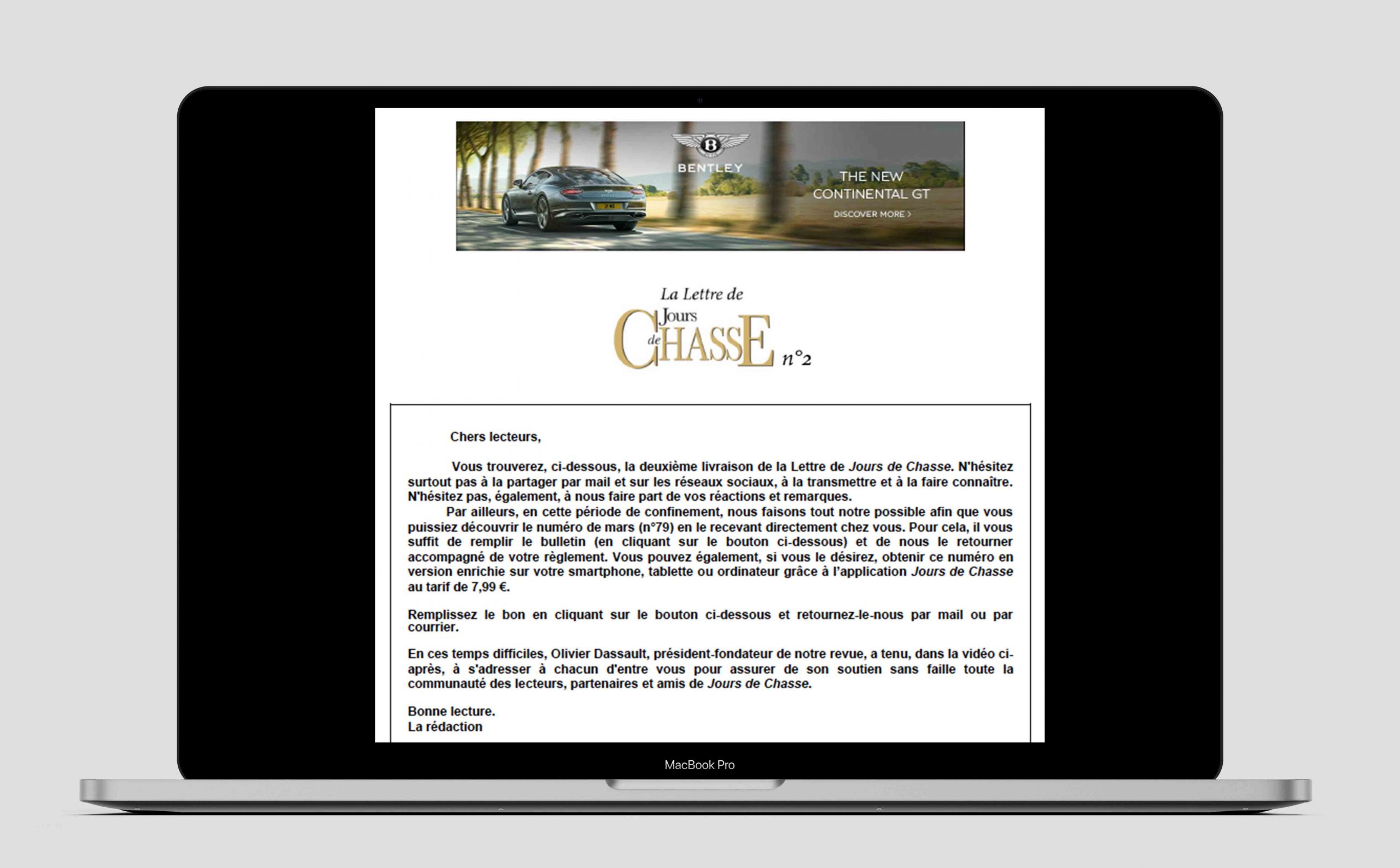 La Lettre de Jours de Chasse n°2