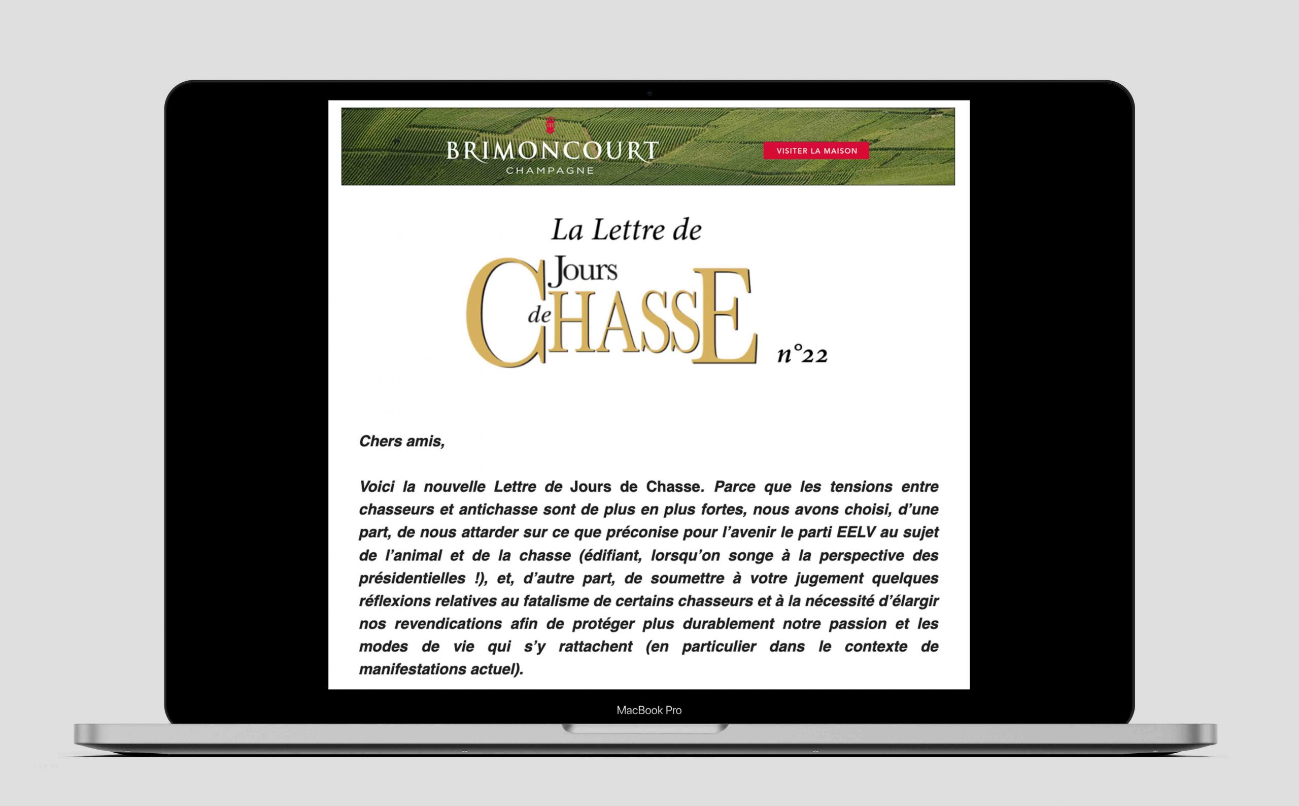 La Lettre de Jours de Chasse n°22