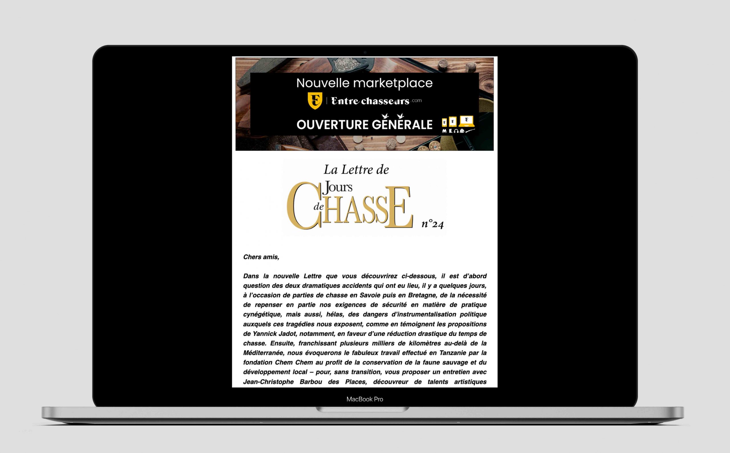 La Lettre de Jours de Chasse n°24